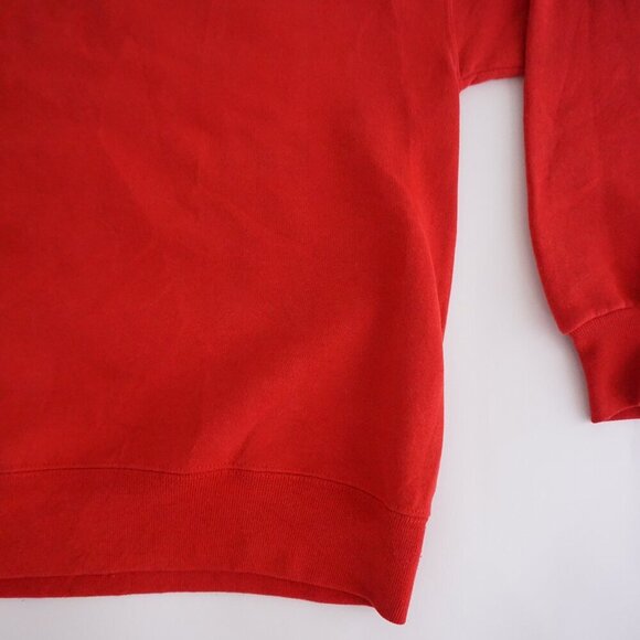 VTG '90S Jerzees Red Banson Elementary Staff School Teacher Crewneck Sweater L - Picture 5 of 9